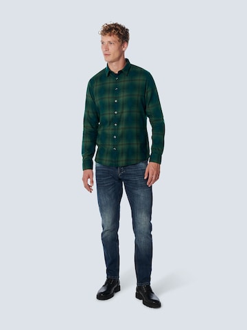 No Excess Regular fit Button Up Shirt in Green