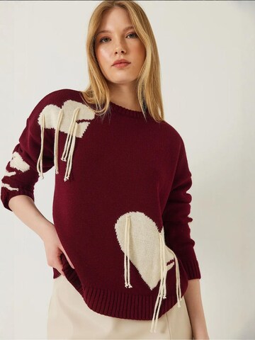 Bianco Lucci - Pullover em vermelho