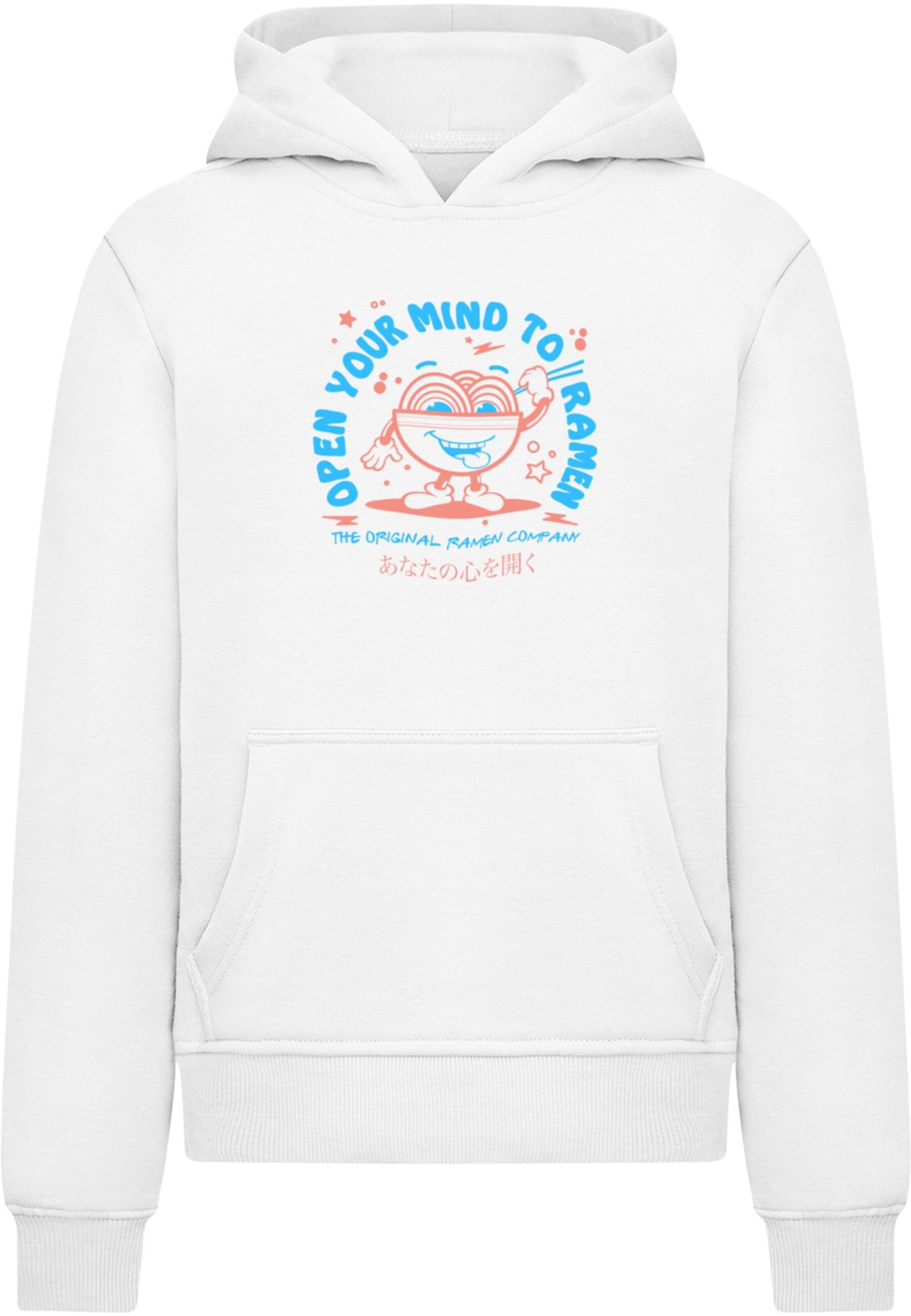 Merchcode Sweatshirt 'TORC - Open Your Mind' in Weiß: Vorderseite