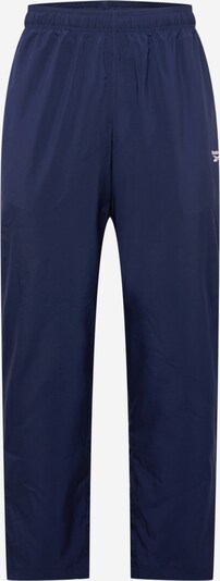 Sportinės kelnės iš Reebok, spalva – tamsiai mėlyna jūros spalva, Prekių apžvalga