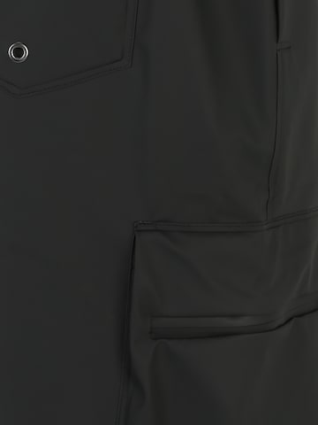 RAINS Tapered Cargo Pants in Black