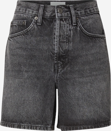 TOPSHOPregular Traperice - crna boja: prednji dio