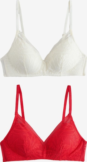 Next Soutien-gorge en rouge / blanc, Vue avec produit