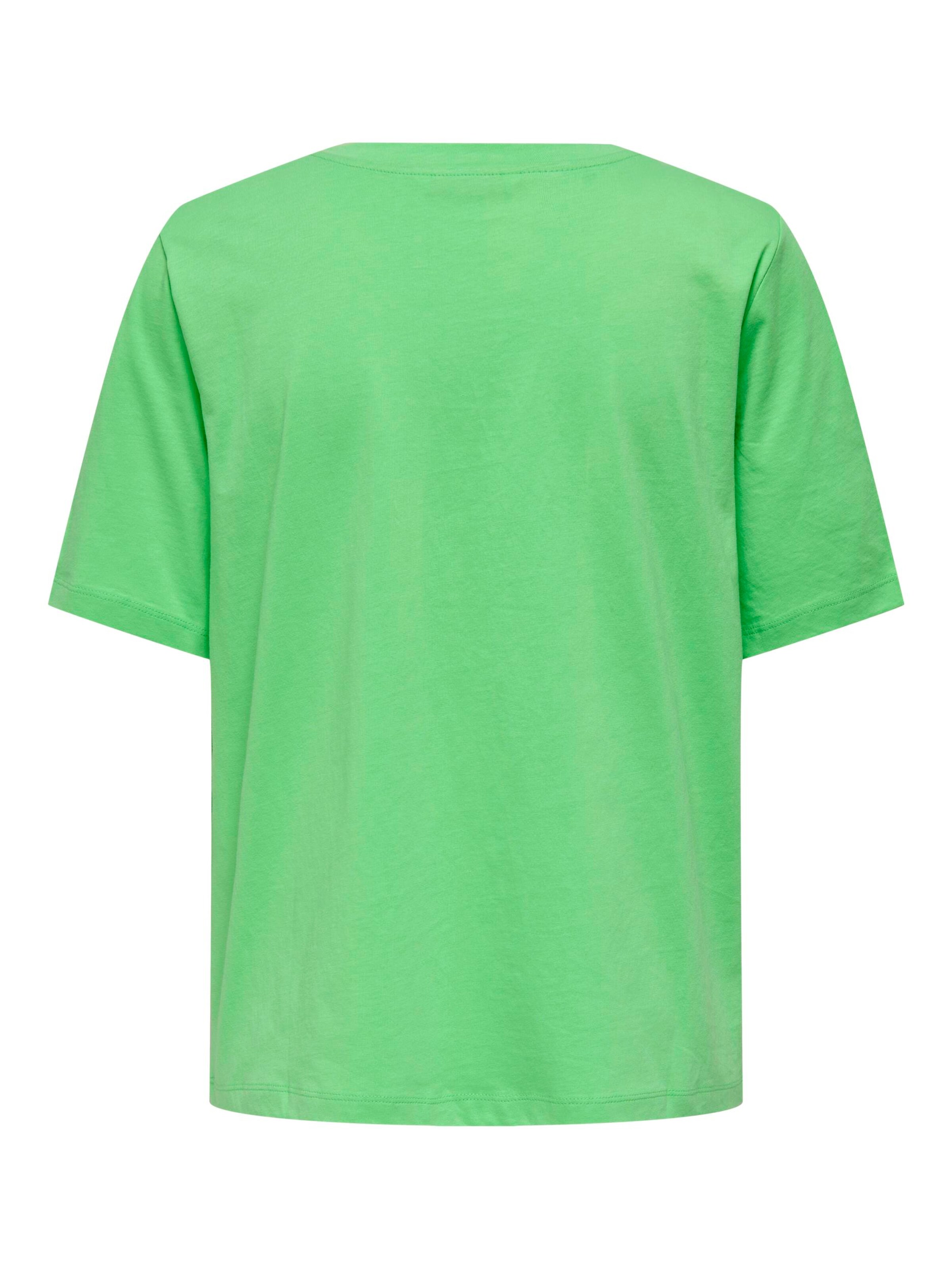 ONLY Футболка в Зеленый