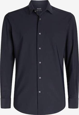 Camicia di Boggi Milano in blu: frontale