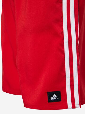 ADIDAS SPORTSWEAR Αθλητικό ανδρικό μαγιό '3-Stripes Clx' σε κόκκινο