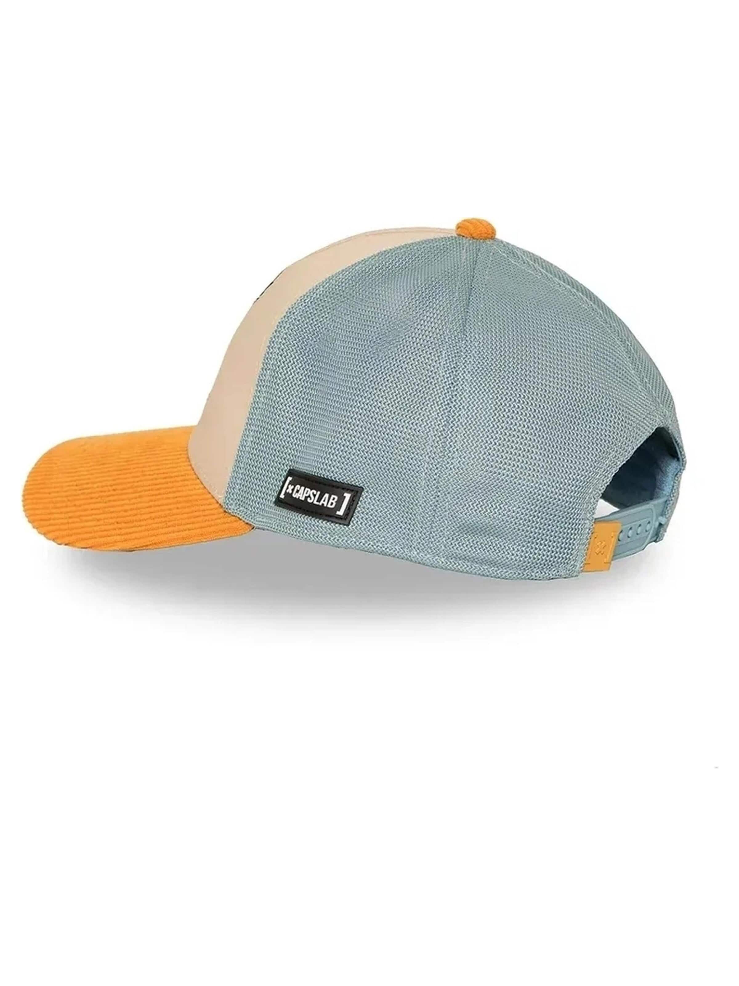 Capslab - Gorra 'Gorra capslab beige cord snoopy trucker cap' en beige