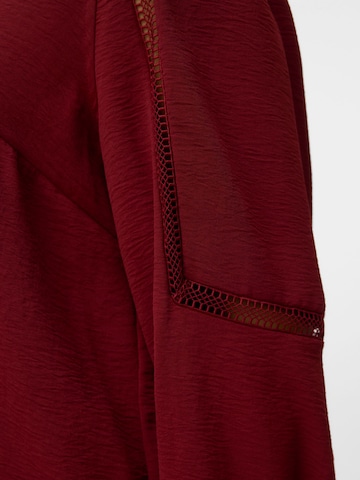 Vero Moda Curve Bluse 'VMCALVA' i rød