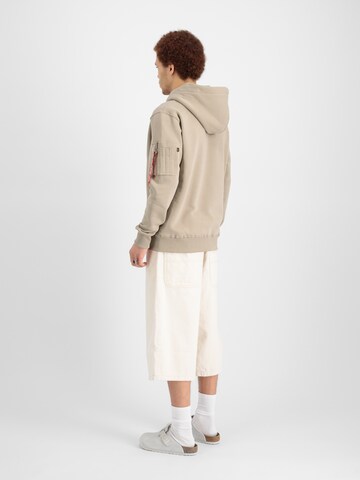 Sweat-shirt ALPHA INDUSTRIES en beige