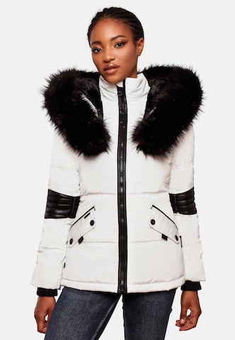 NAVAHOO Winter jacket 'Nirvana' in White: front