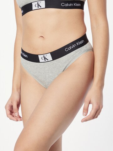 Slip Calvin Klein Underwear en gris : devant