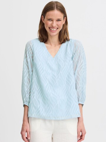 b.young Blouse 'Frikke' in Blue: front