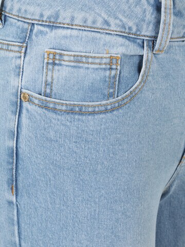 OBJECT Petite Loosefit Jeans 'MARINA' in Blau