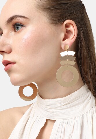Boucles d'oreilles 'Kristin' SOHI en or : devant
