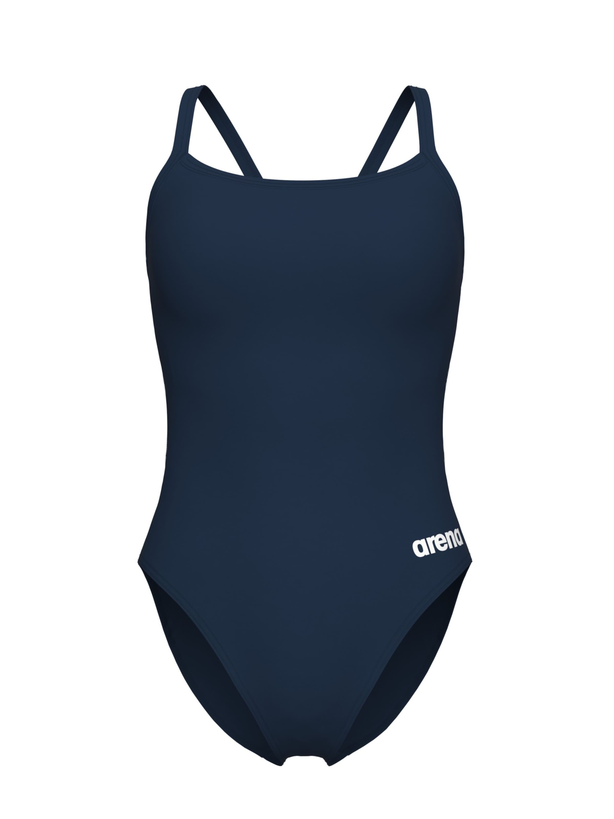 ARENA Bustier Uimapuku 'TEAM CHALLENGE SOLID' värissä sininen: etupuoli