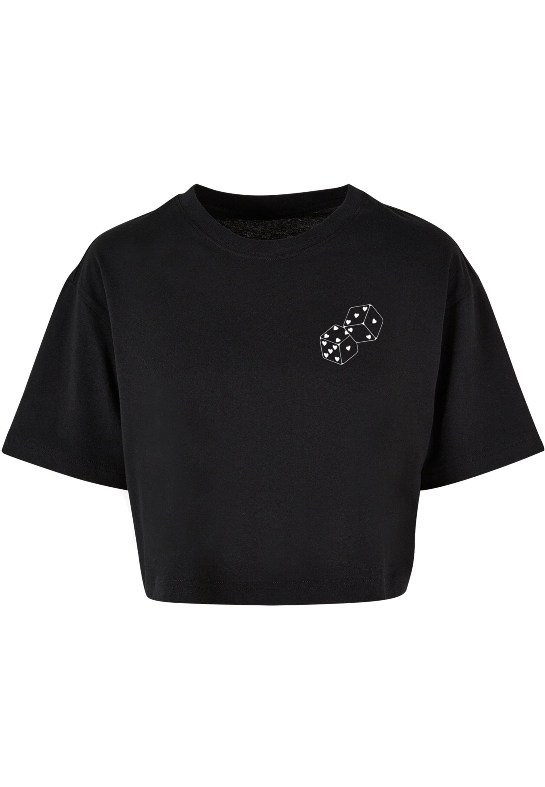 Merchcode Shirt in Zwart: voorkant