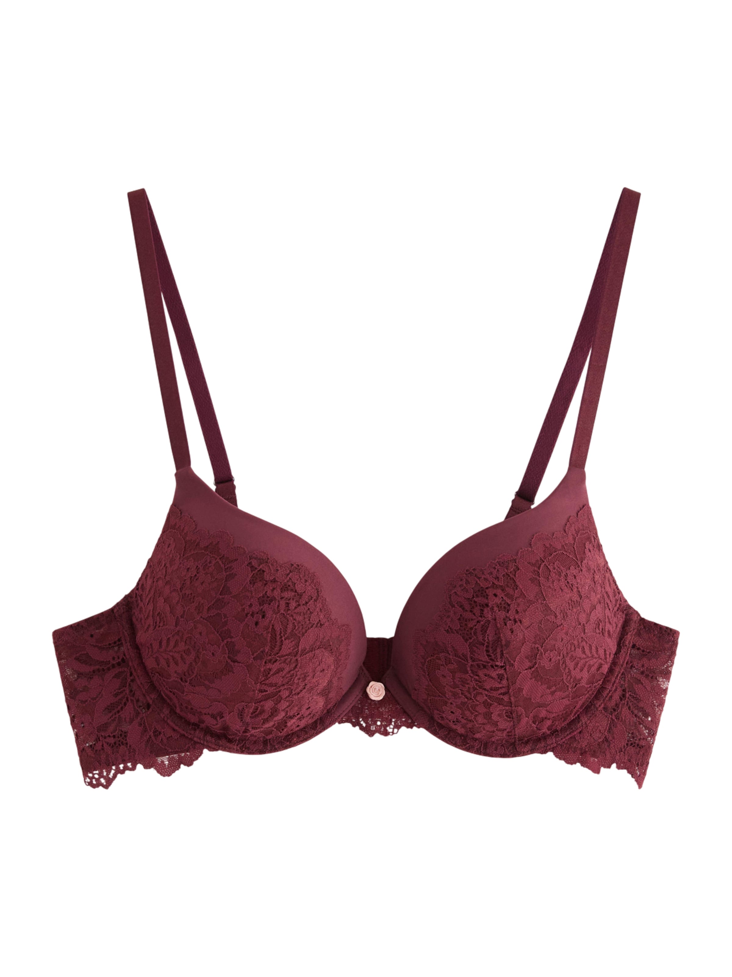 Lindex T-shirt Bra 'Malva Lydia' in Red: front