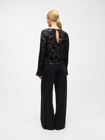 OBJECT - Blusa 'OBJEDEN' en marrón