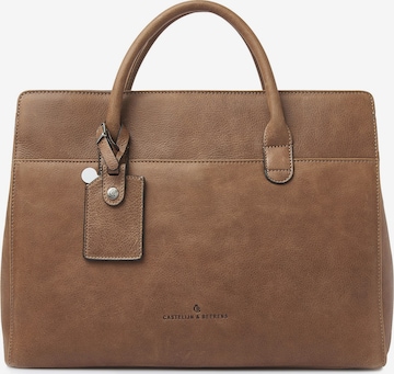 Borsa a mano 'Carisma' di Castelijn & Beerens in marrone: frontale