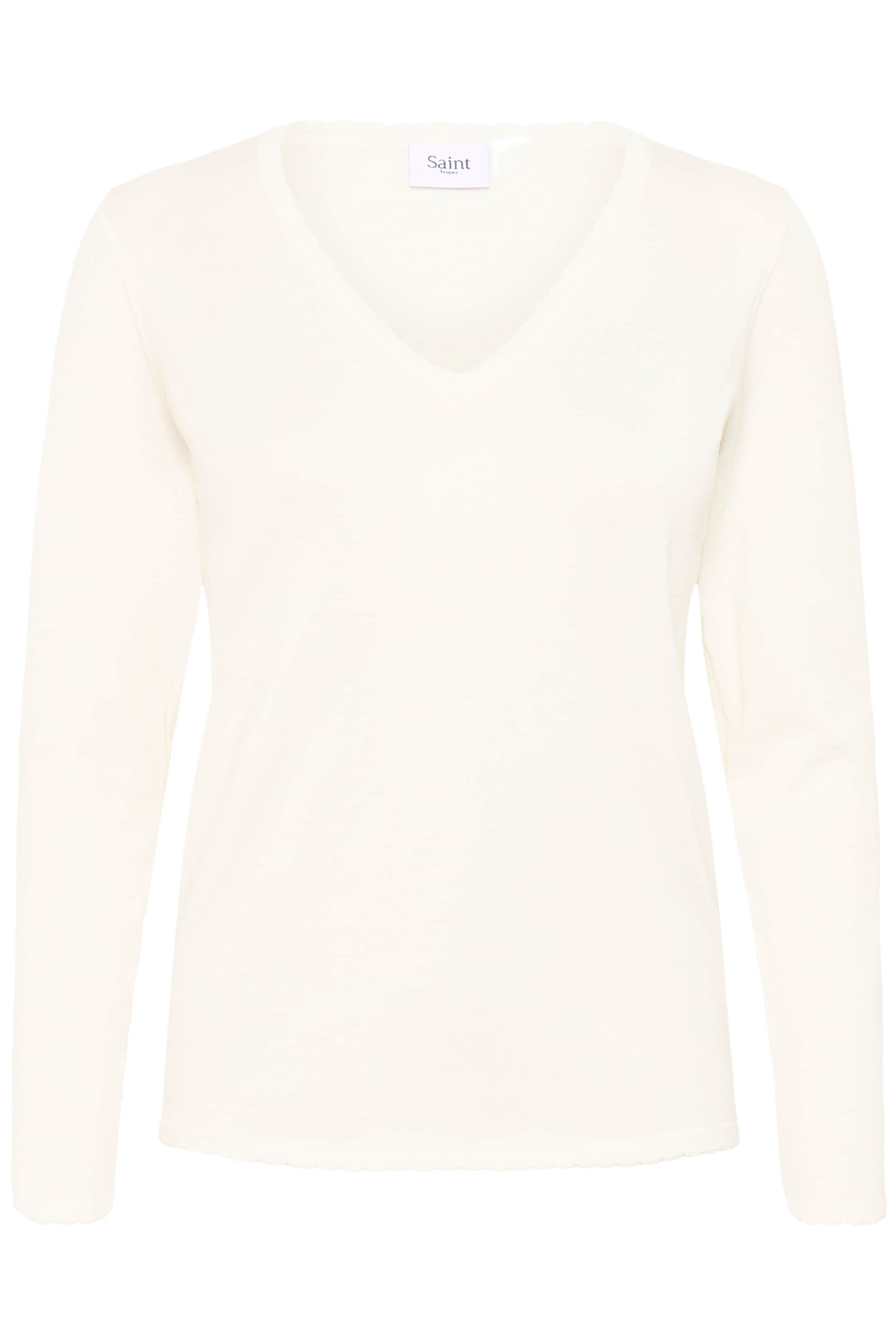 SAINT TROPEZ Sweater in White: front