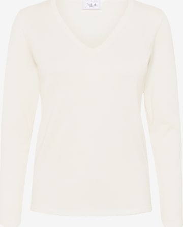 SAINT TROPEZ Pullover in Weiß: Vorderseite