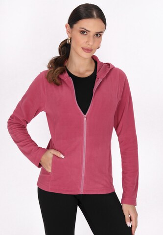 faina Athlsr Fleece Jacket in Pink: front