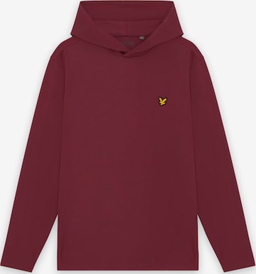 Sweat de sport Lyle & Scott en violet : devant