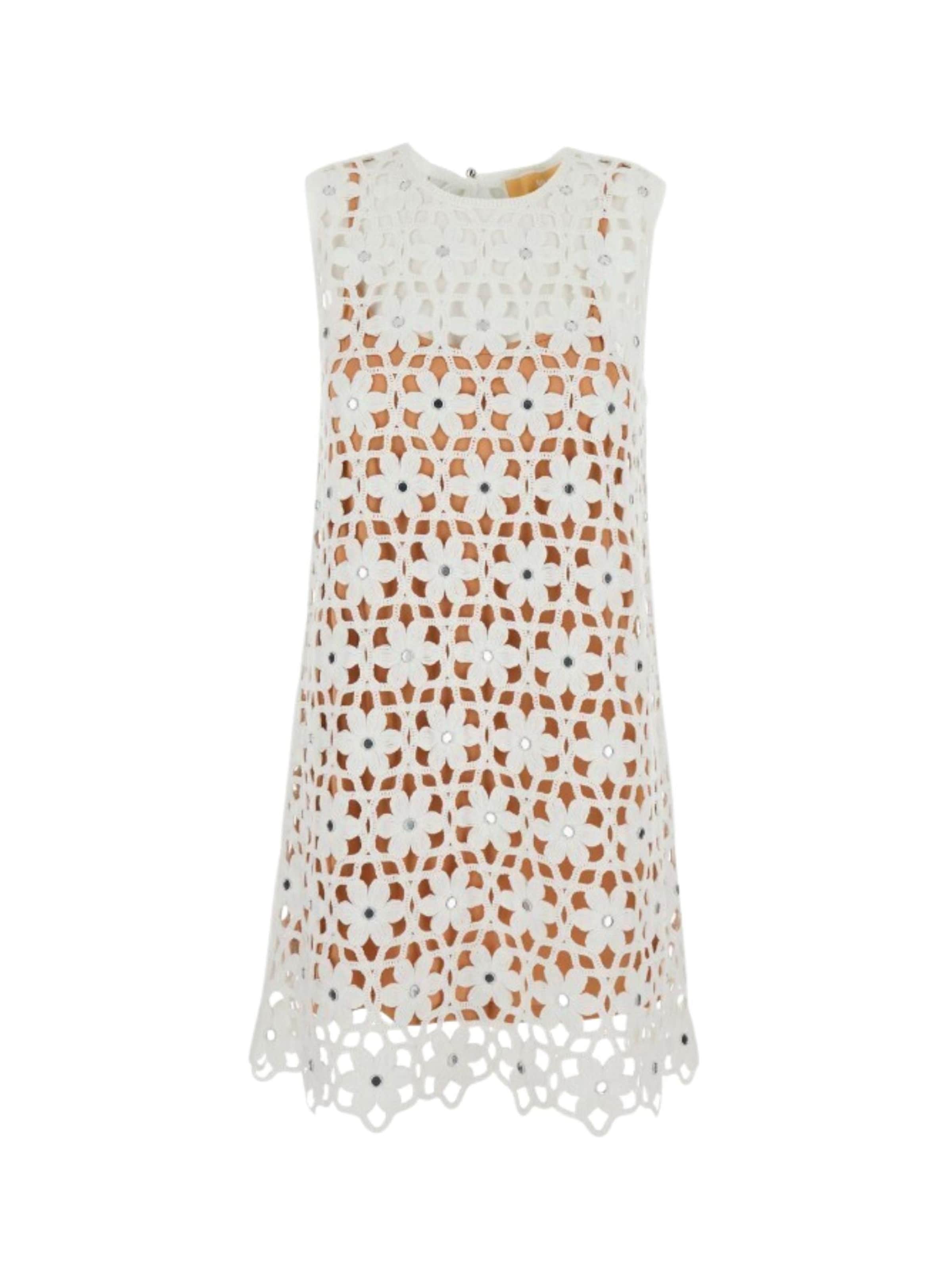 Michael Kors - Vestido 'MICHAEL KORS ABITO TRAFORATO ABITO' en blanco: frente