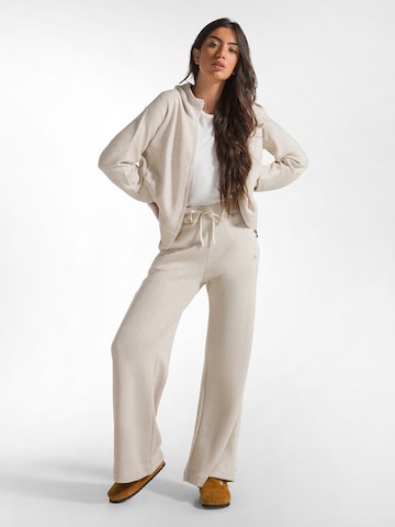 DEHA Wide leg Trousers in White: front