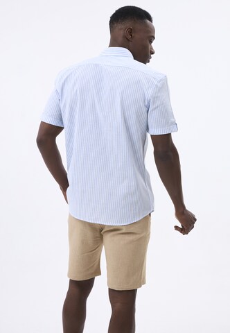 Coupe regular Chemise Felix Hardy en bleu