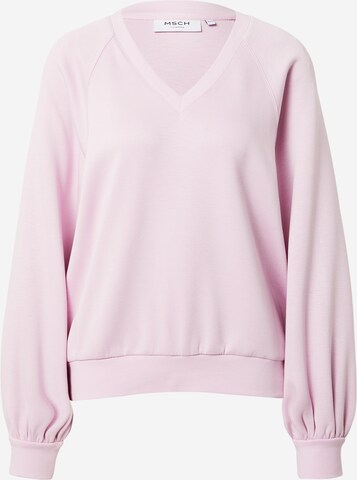 MSCH COPENHAGENSweater majica 'Nelina' - ljubičasta boja: prednji dio
