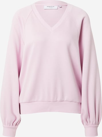 MSCH COPENHAGEN Sweatshirt 'Nelina' i lila: framsida