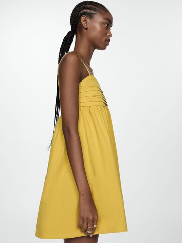 Rochie de vară 'Ziti' de la MANGO pe galben