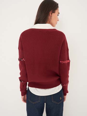 Camomilla Italia Knit cardigan 'CLOD' in Red