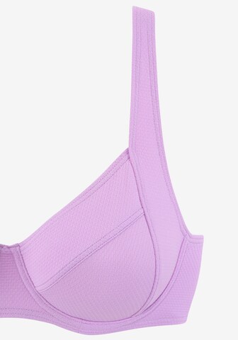 Invisible Hauts de bikini LASCANA en violet