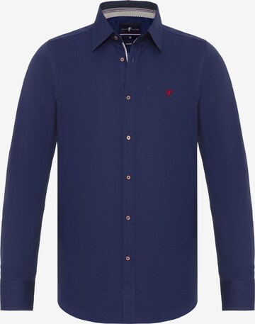 DENIM CULTURE - Camisa 'AURIENNE' en azul: frente