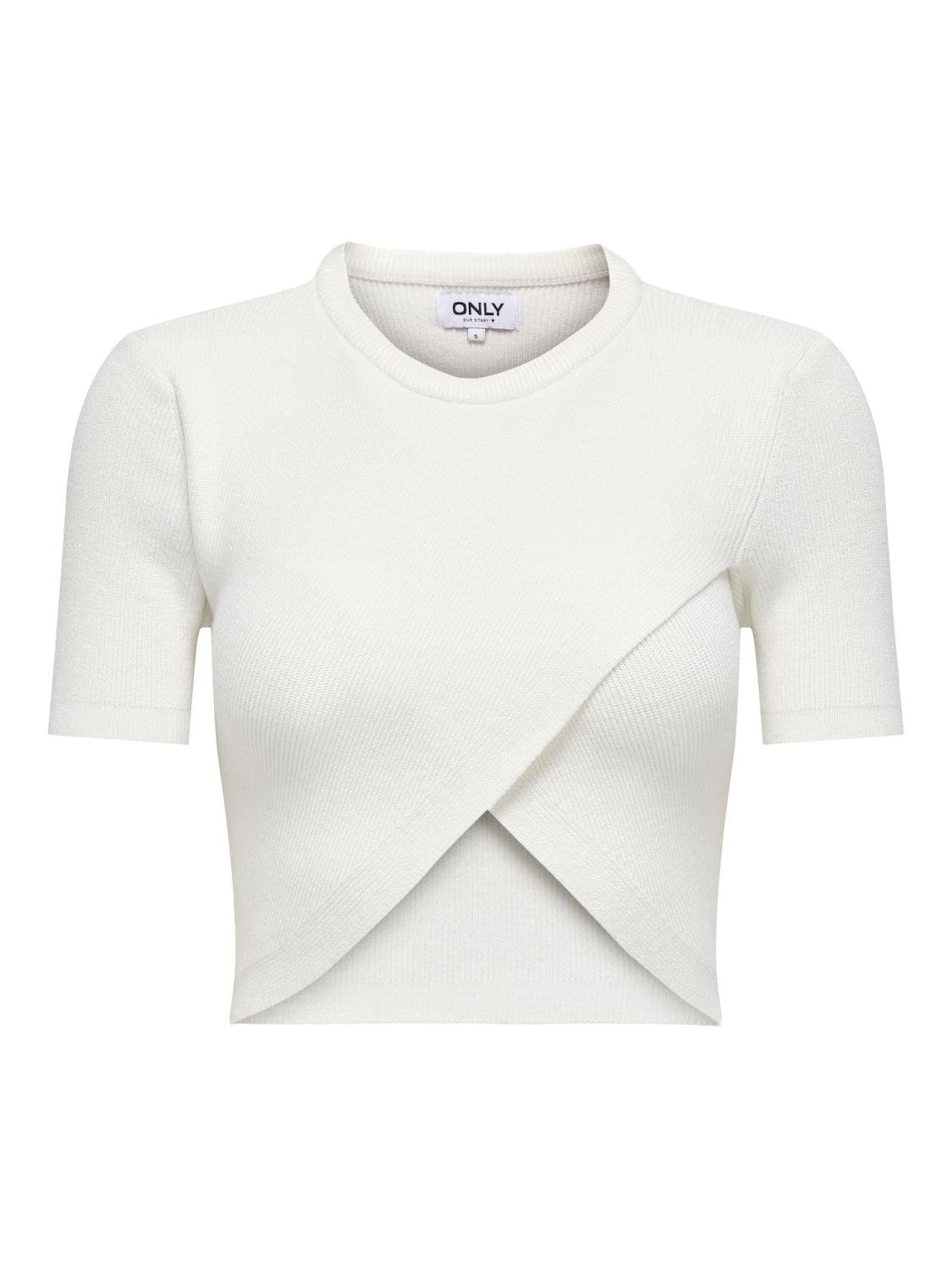 ONLY Tröja 'KAI' i vit: framsida