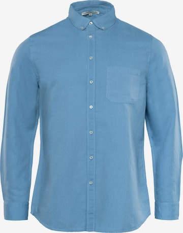 Living Crafts Button Up Shirt 'ROB' in Blue: front