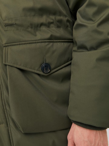 JACK & JONES Winterparka 'CLEMENT' in Groen