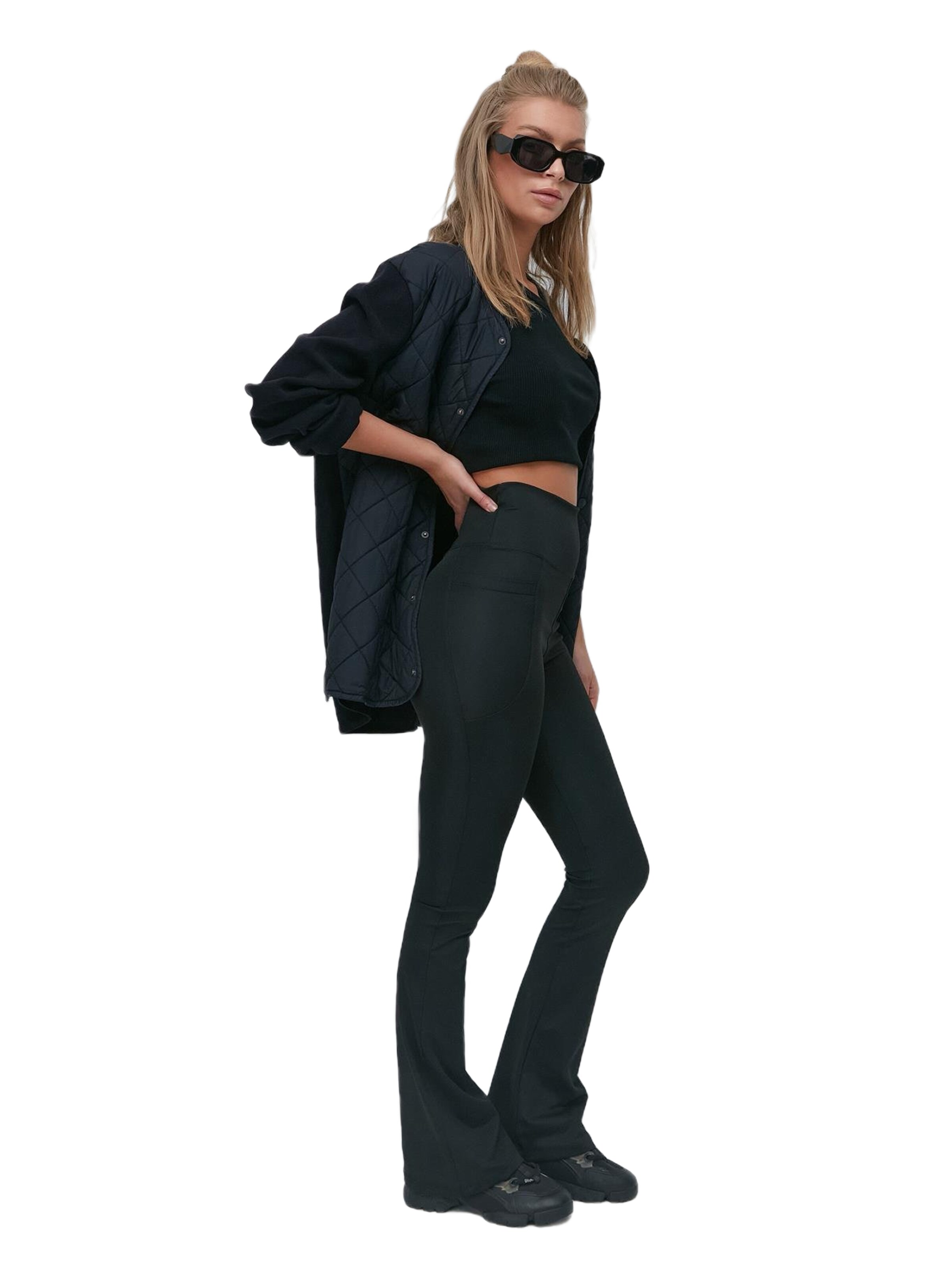 C&City Slimfit Leggings in Zwart