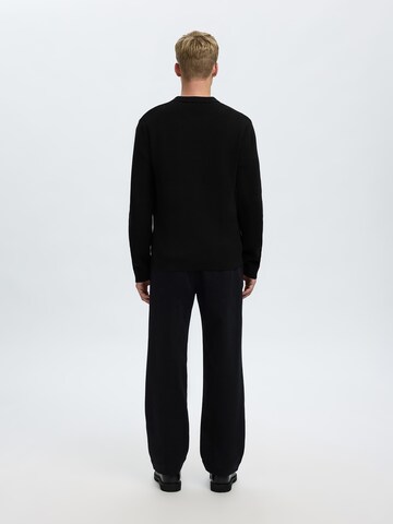 SELECTED Pullover 'SLHDANE' in Schwarz