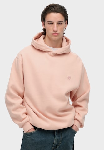 Sweat-shirt Superdry en rose : devant