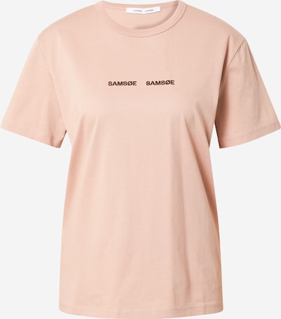 Samsoe Samsoe T-Shirt 'VIGDIS' in schoko / hellpink, Produktansicht