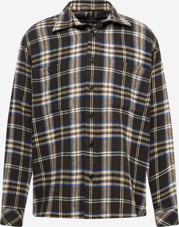 MADS NORGAARD COPENHAGEN Regular fit Button Up Shirt in Brown: front