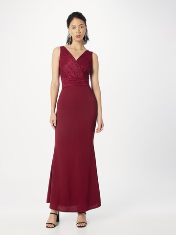 WAL G. Βραδινό φόρεμα 'BONNIE' σε κόκκινο: μπροστά