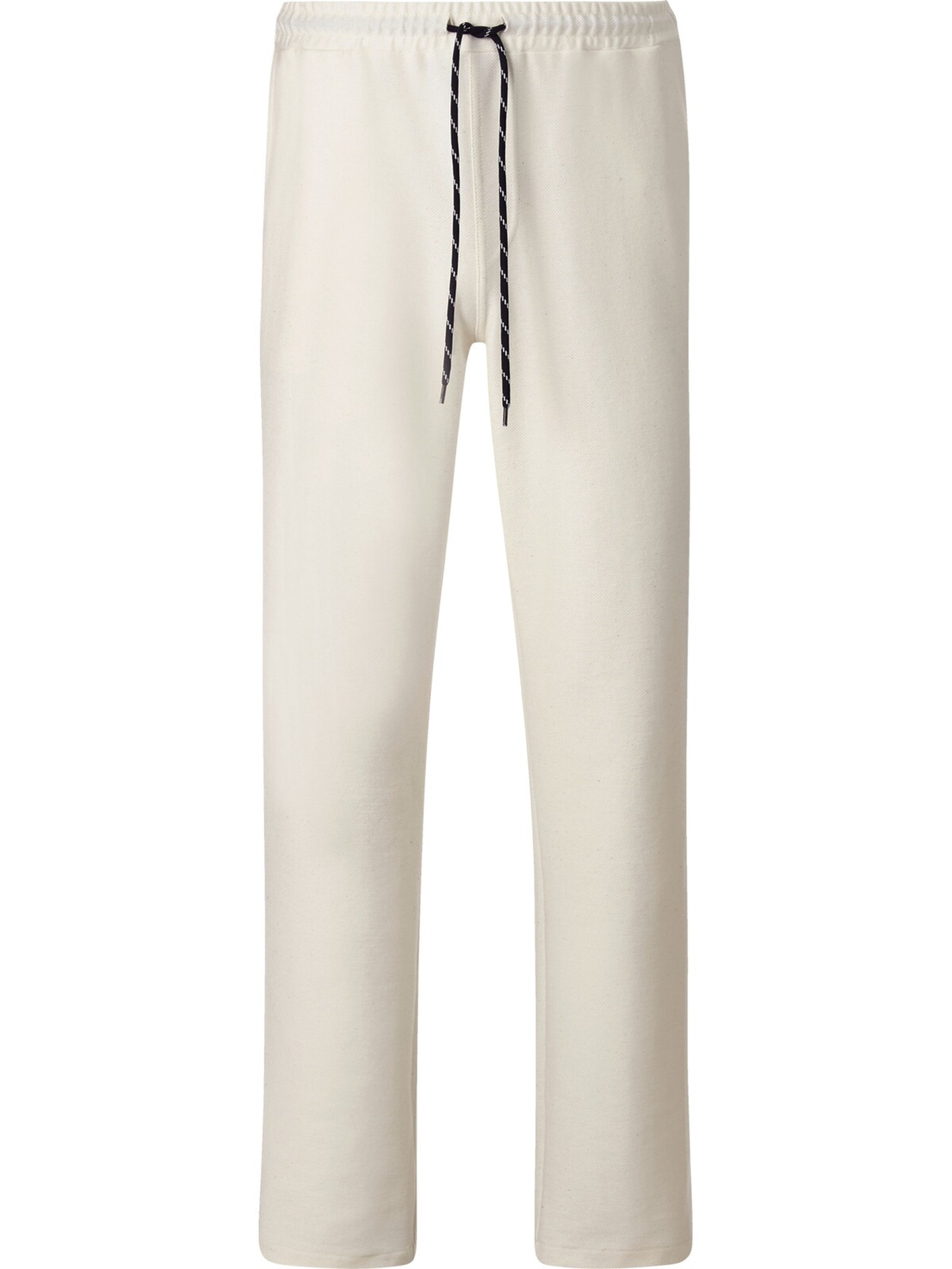 Jan Vanderstorm Loose fit Pants ' Ingebert ' in White: front