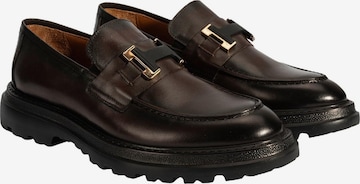 Desa Slipper 'Slip-Ons' in Braun: Vorderseite