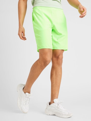 BIDI BADU Regular Workout Pants 'Pure Wild' in Green: front