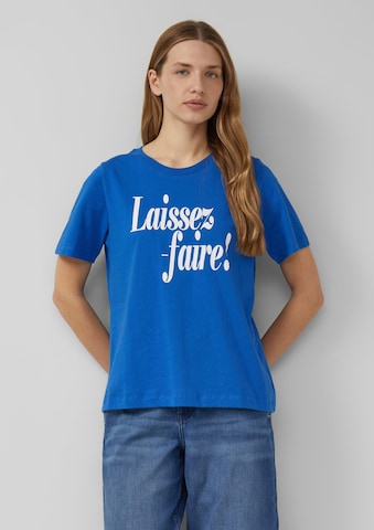 s.Oliver Shirt in Blauw: voorkant