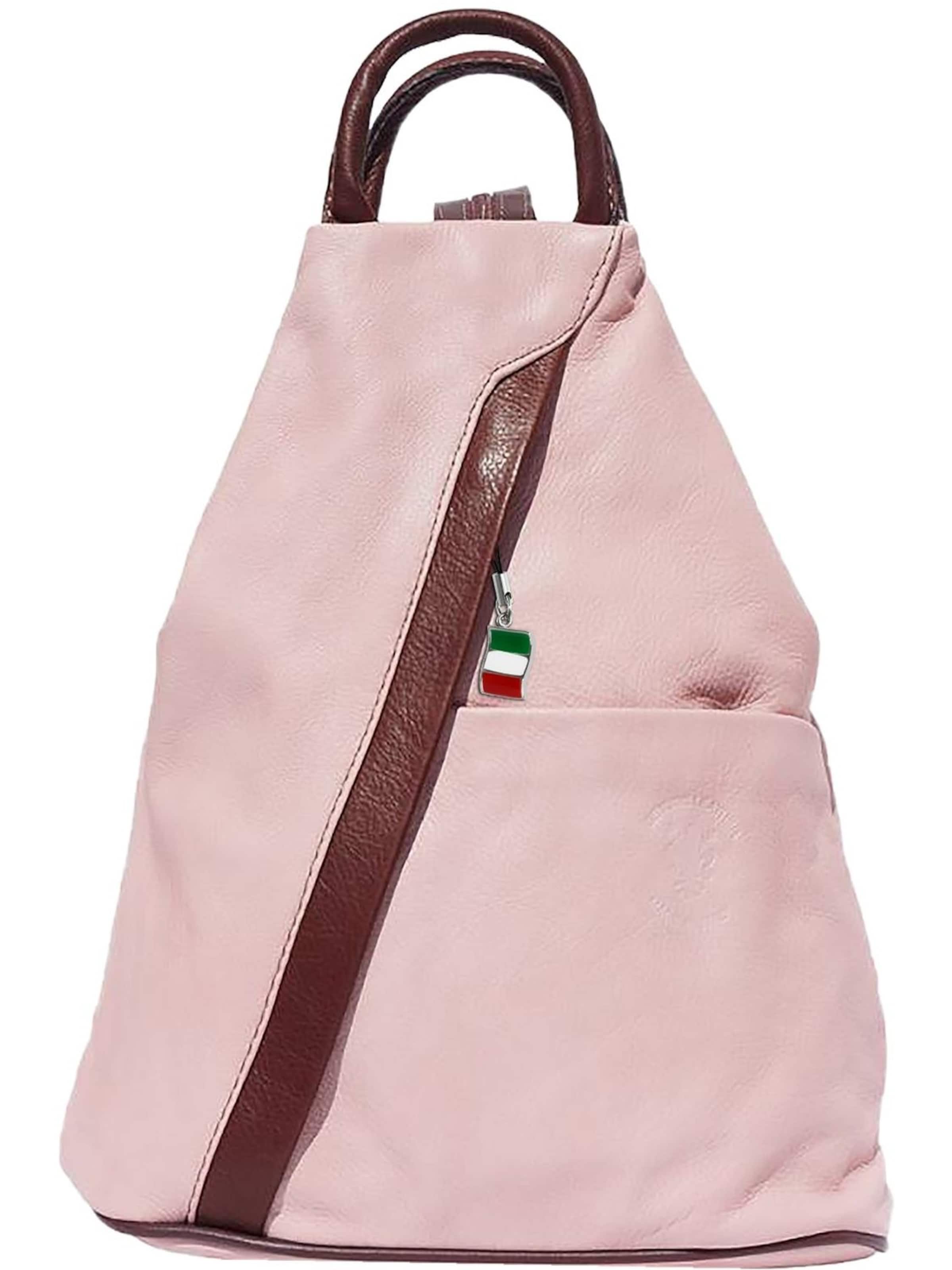 Florence Backpack in Pink: front